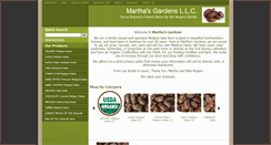 Desktop Screenshot of marthasgardensdatefarms.com